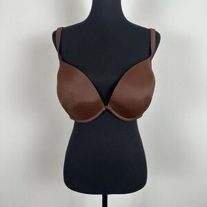 Cacaique Bra Womens. Size 44D Chocolate Brown Wired Adjustable Straps Stretch
